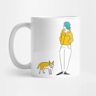 everyday dog walk Mug